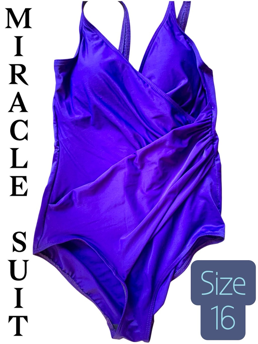 Miracle Suit Purple Swimsuit, Style 68888